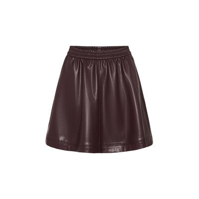 Midirock KAFFE "Damen Rock KAarense", Damen, Gr. 36, braun (fudge), Obermaterial: 100% Polyester PES., Röcke