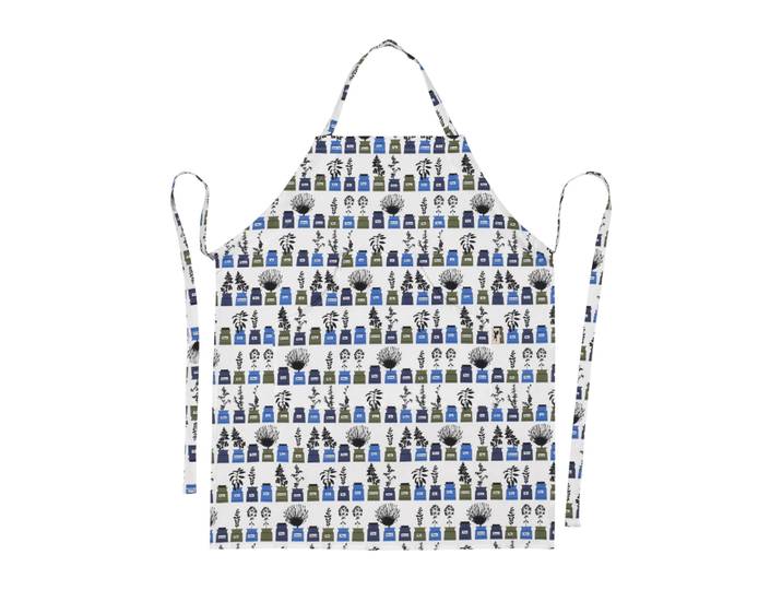 Almedahls Tablier Persons kryddskåp petit motif Bleu
