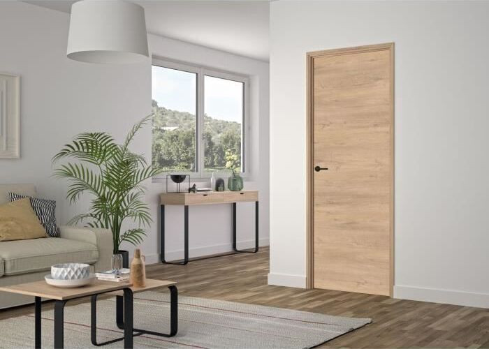 Optimum Rio Deurpost met magnetisch slot en onzichtbare bevestiging, Omkeerbaar, H 204 x B 83 x D 4 cm