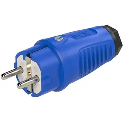 PCE 0511-bs Taurus2 Gummi-Stecker nat IP54 (blau/schwarz) 0511bs
