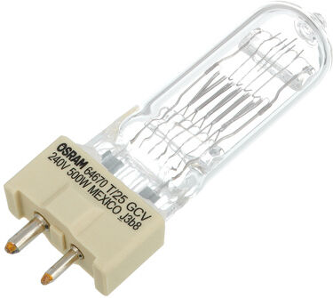 Osram T25 64670 500W GY9.5 240V 3000 K