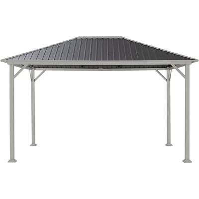 Pavillon-Ersatzdach KONIFERA "Samos", grau (schwarz), Pavillondächer, für BxT: 300x400cm