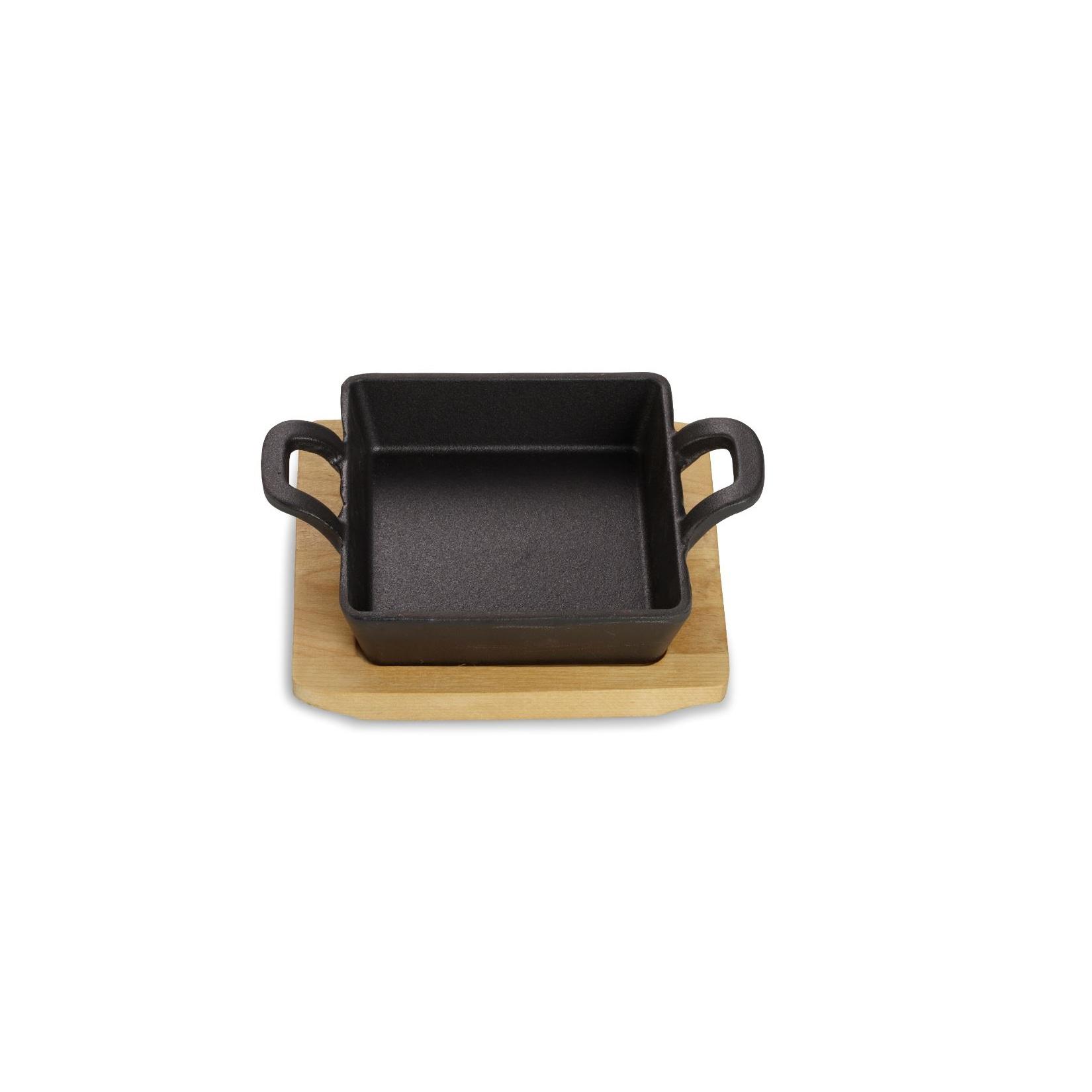 Echtwerk quadratische Servierschale, 12,6 x 18,5 x 3,6 cm