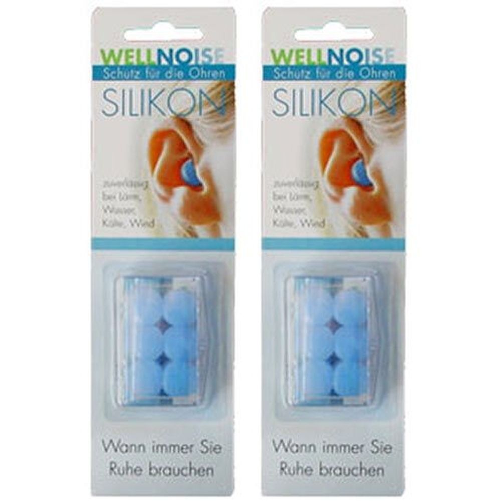 Wellnoise Ohrenstopfen blau Blister 2x 2x3x2 St