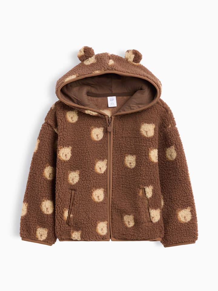 GAP Fleecejacke in Hellbraun - 116