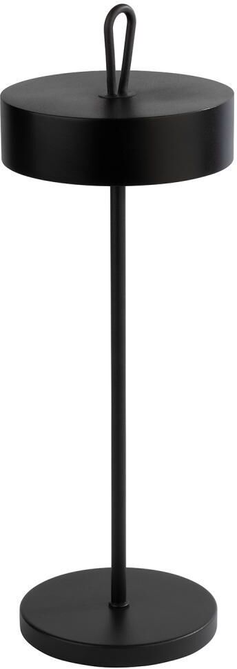 APS Lampada da tavolo "Cleo" 30,5 x 11 cm Nero