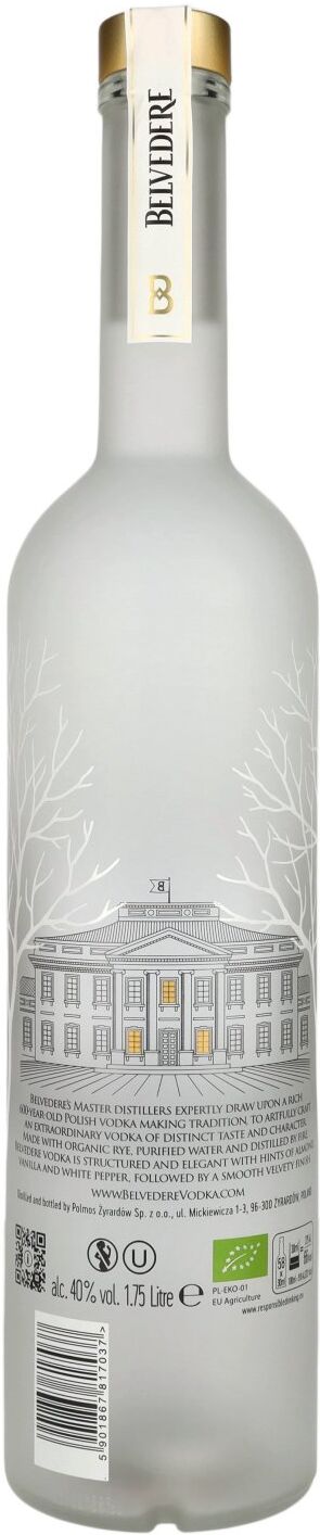 Belvedere Vodka Belvedere Organic Vodka 40% Vol. 1,75l + LED Lichtsticker