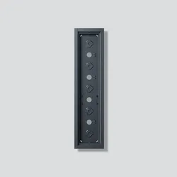 SIEDLE Gehäuse Aluminium innen/außen anthrazit GA 612-5/1-01 Außengewinde