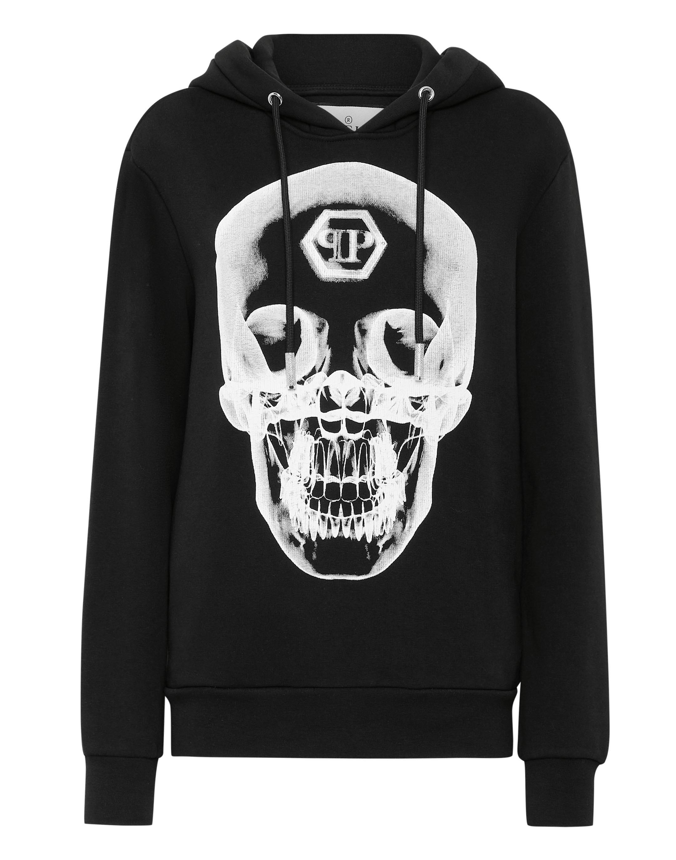 Sweatjacke Mit Kapuze Skull