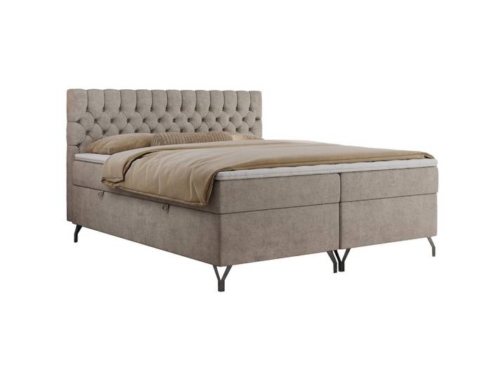 BOXBETT GRIMALDI 160/200 Beige Struktur - H3