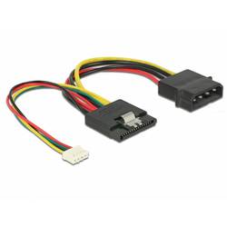 Delock Strom Anschlusskabel [1x - 1x ] 15 cm Mehrfarbig 85673