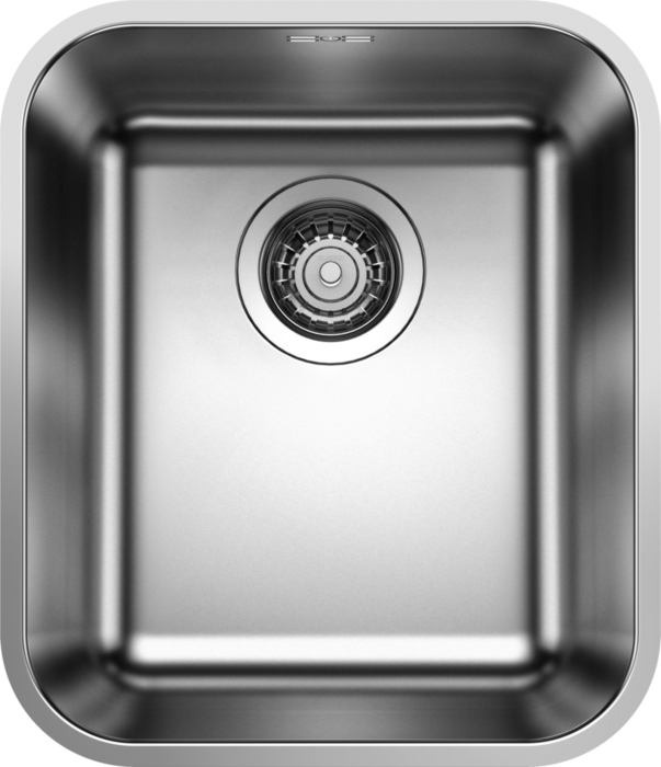 Blanco Supra 340 U Spüle 518199 37x43cm, Edelstahl Bürstfinish, für Unterbau