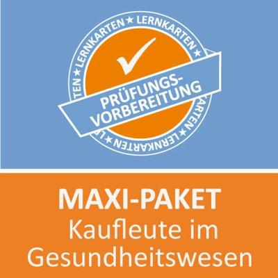 Maxi-Paket Lernkarten Kaufmann im Gesundheitswesen Prüfung, Set von Princoso GmbH, Princoso, 978-3-96159-129-9