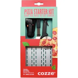 Cozze Starter-Set : Pizzahber, Thermometer und Pizzaschneider