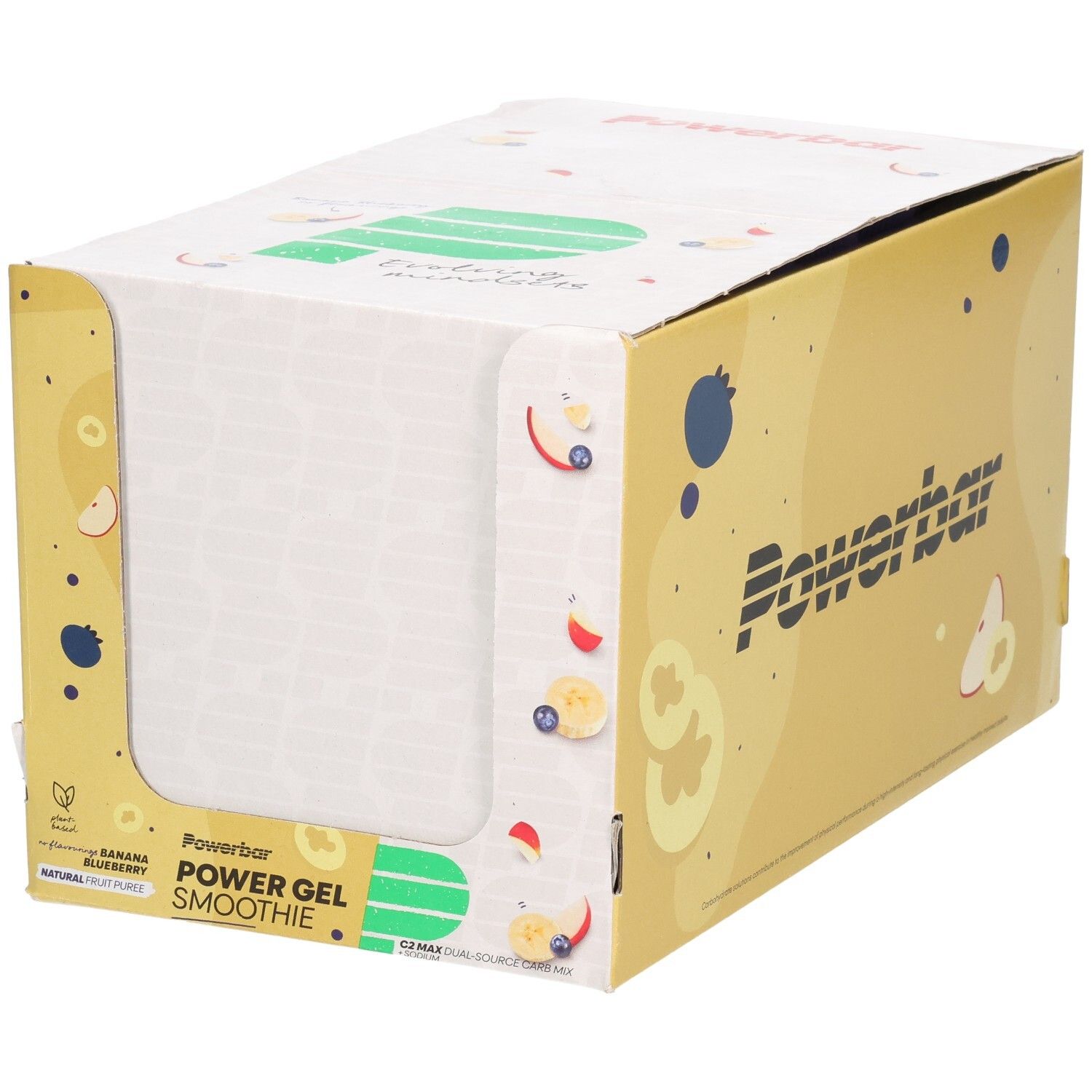 PowerGel Smoothies Banana Blueberry 16x90 g Beutel
