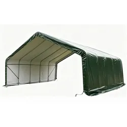 GreenYard Weidezelt-Überdachung, ca. 670 x 610 x 370 cm - Grün
