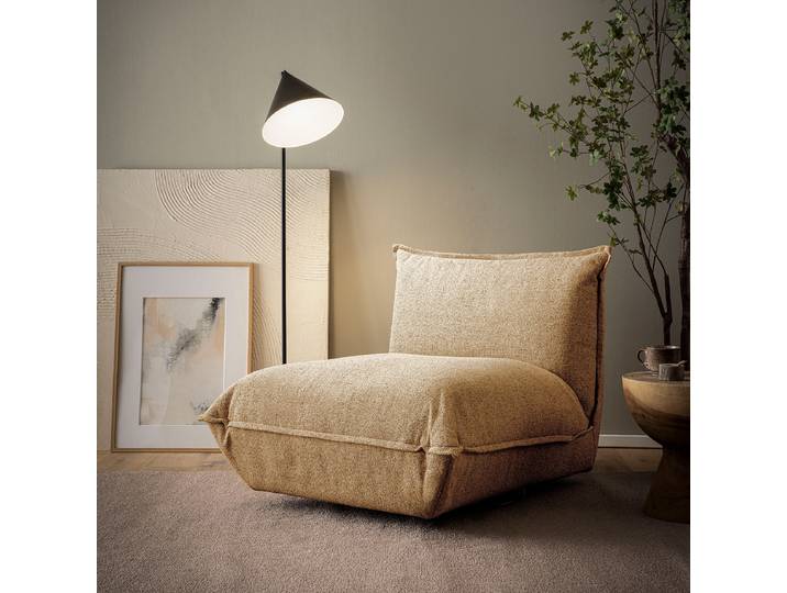 Sessel BRYDAL Gold Webstoff Hevi 78 x 76 x 105cm