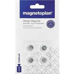 Magnetoplan Magnet Design 1681020 Glasboard 20mm Acryl 4 St./Pack