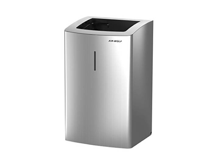 AIR-WOLF Abfallbehälter, 25 Liter, Edelstahl gebürstet, Serie Alpha