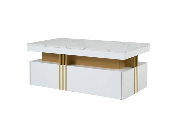 COUCHTISCH Weiß 100/50/40 cm