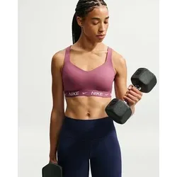 NIKE Damen T-Shirts/Tanks o.Arm Da Nike Indy Sport-BH mit starkem Halt, Polster und verstellbarer Passform, Größe S in Schwarz Schwarz