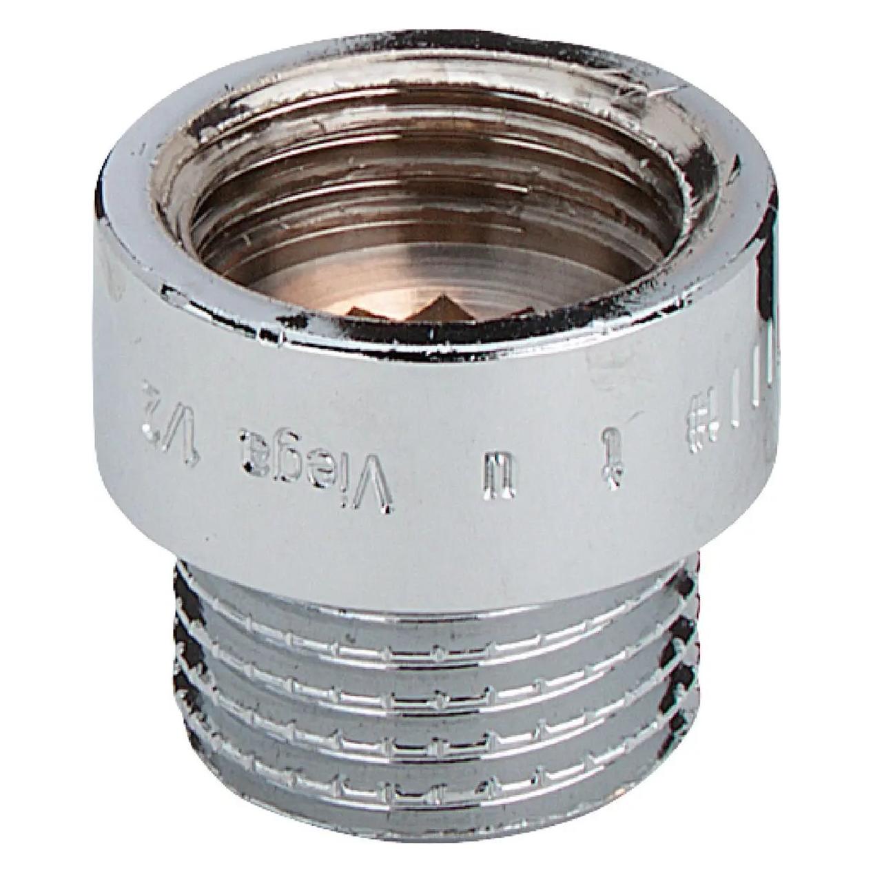 Csdk SL Rotguss-Gewindefittings Gewindeverlängerung 3/8 "x25 mm, Muffe/Nippel verchromt (447090)