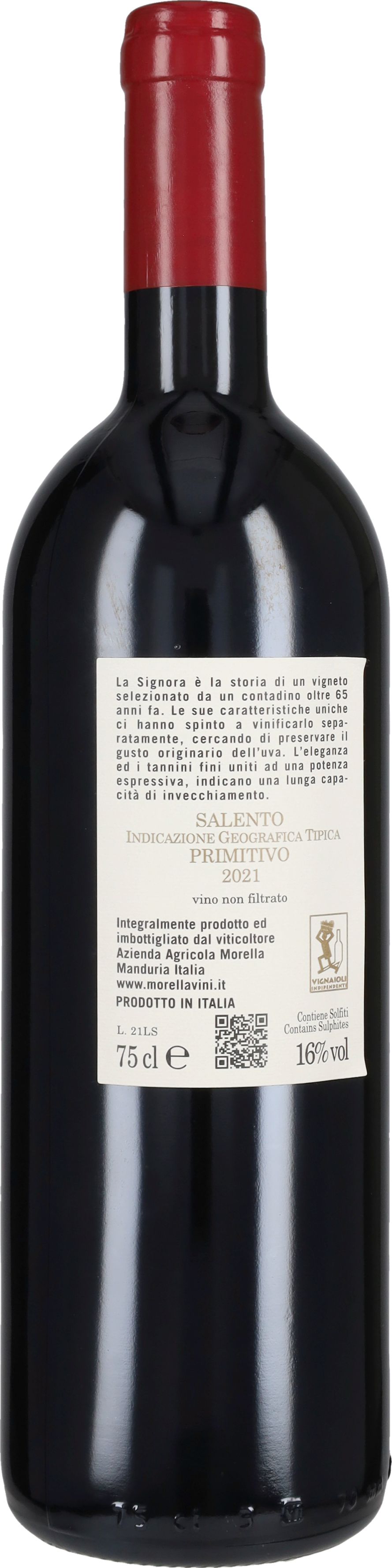 Primitivo 'La Signora' Morella 2021