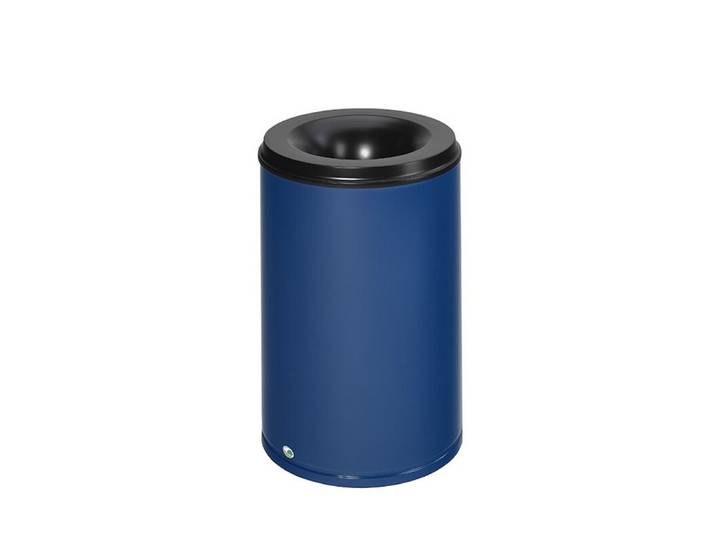 PROREGAL® Papierkorb Selbstlöschender Papierkorb 110L 75x46,5x46,5cm Blau