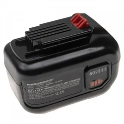 Akku für Black & Decker 60V Max Laubbläser, 60V Max Rasentrimmer, LHT360, wie LBX1560, 60V, 2,5Ah