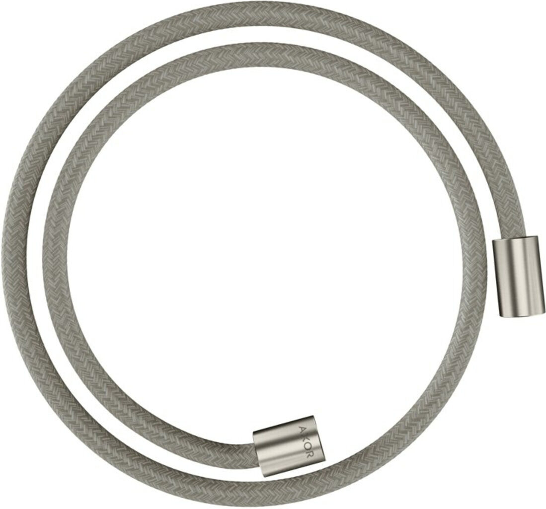 Hansgrohe Textilbrauseschlauch 1250mm, Mut. beids. zyl, Edelstahl-Optik (28228800)