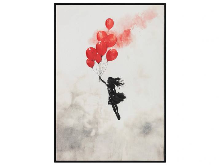 Gemälde Balloon Girl in The Sky image LAND