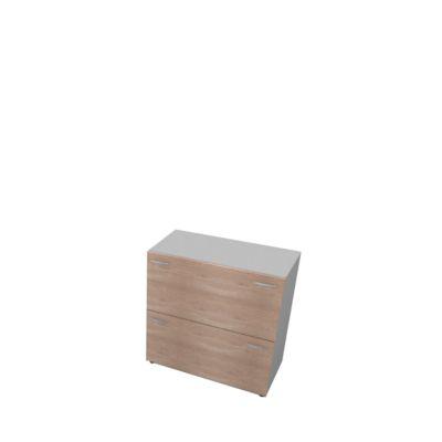 HR-Schrank X-TIME-WORK, 2 Auszüge, 860 x 430 x 860 mm, Ulme