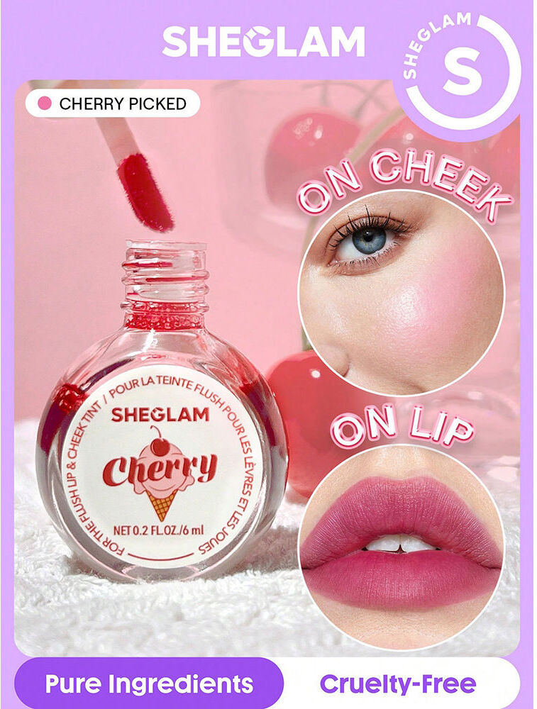 Sheglam Teinte Pour Les Lèvres Et Les Joues For The Flush #Cherry Picked