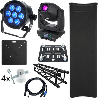 Varytec Hero Spot 230 GlowTower Bundle Schwarz