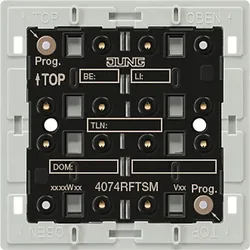 JUNG KNX Funk-Tastsensor-Modul Adapterrahmen 4-fach 4074 RF TSM