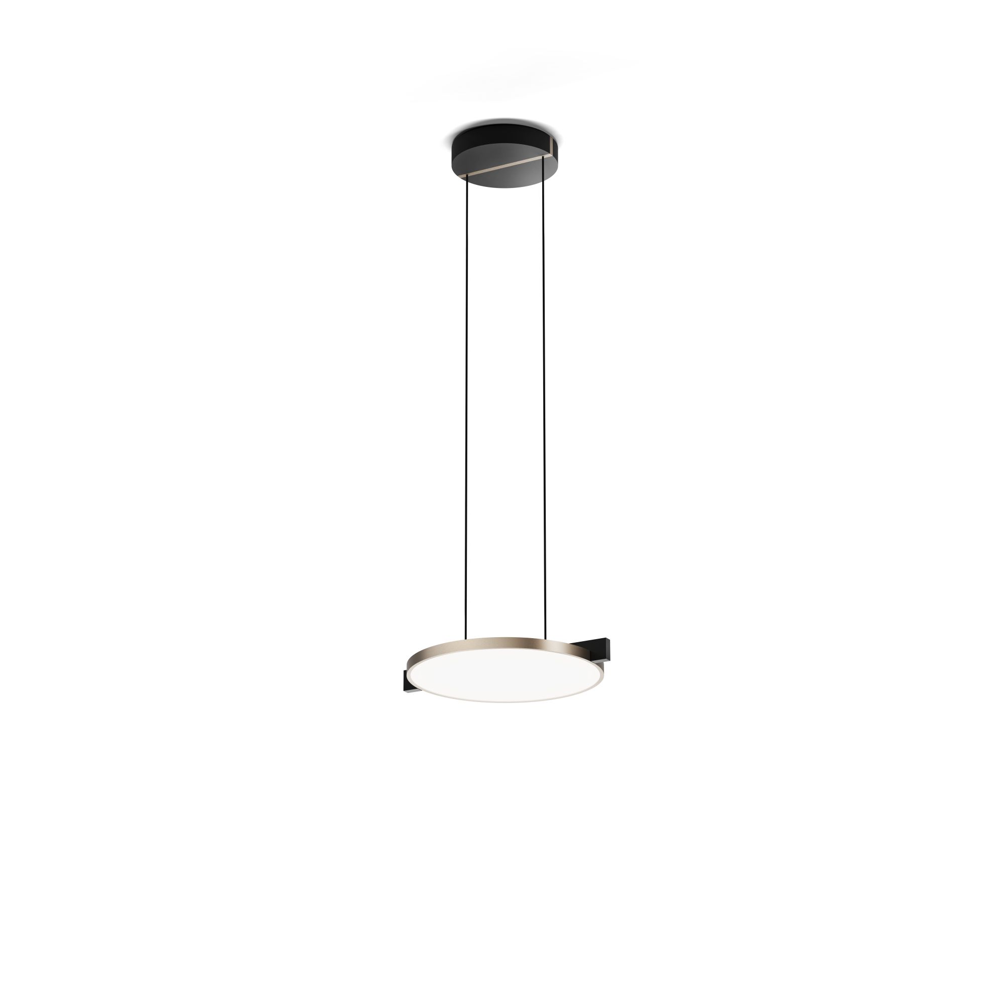 Light-Point LED-Pendelleuchte INLAY S2 34cm DSIC schwarz/gold 900026 5711389001643
