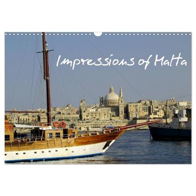 Impressions of Malta (Wall Calendar 2026 DIN A3 landscape), CALVENDO 12 Month Wall Calendar