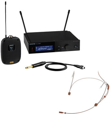 Shure SLXD14+E K55 Headmike - O BN Marron