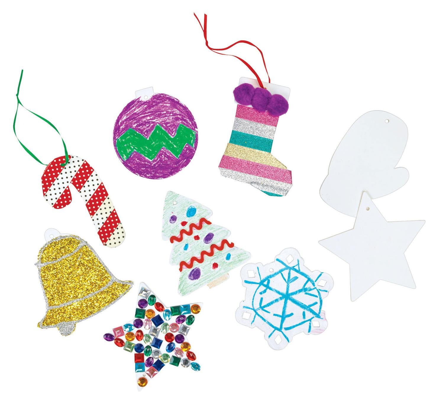 Set van 48 stuks Kartonnen kerstversieringen van Colorations
