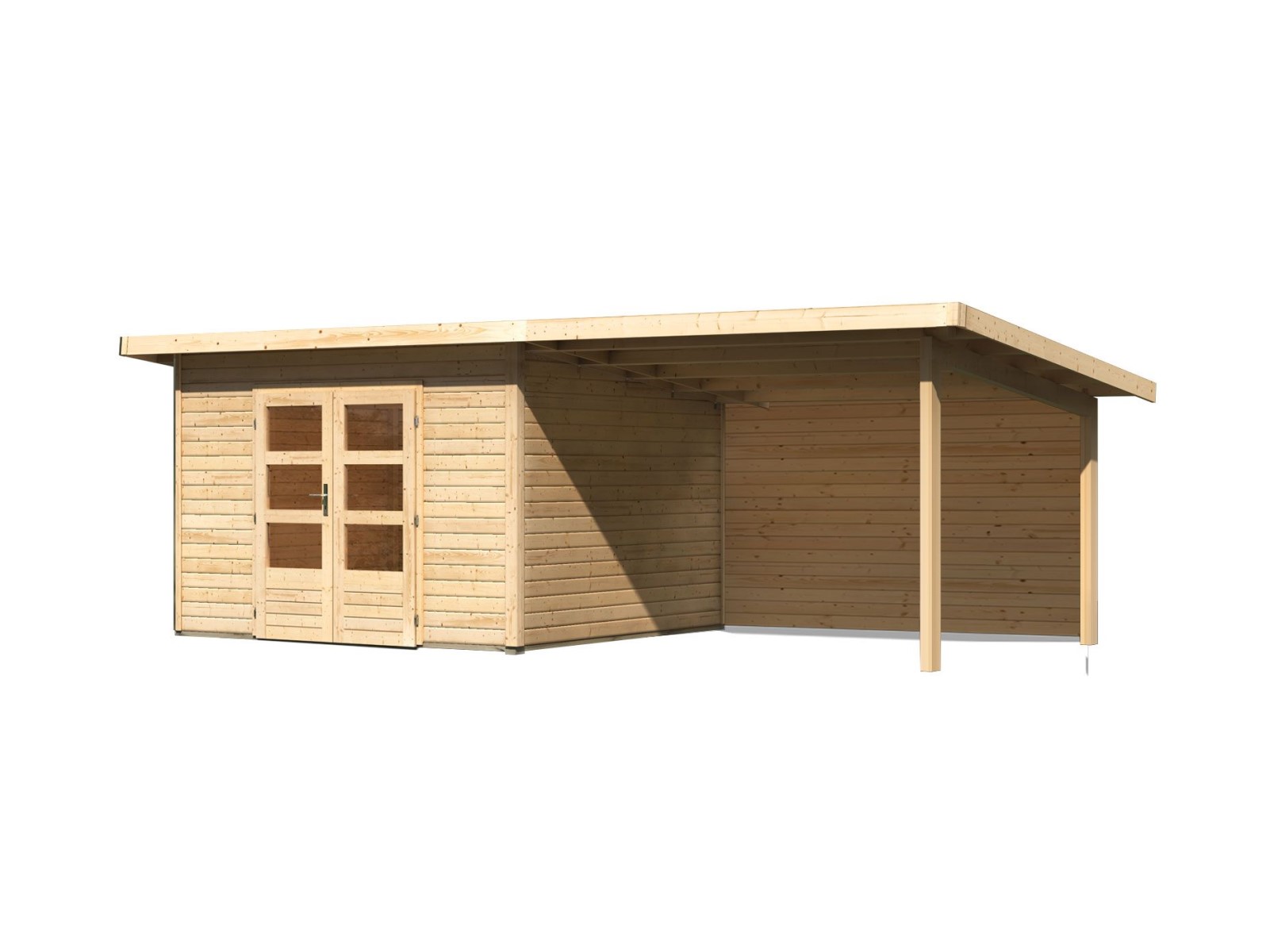 KARIBUHOLZT SH Northeim 3 natur309x309x229 mit AD AD 3,3m, 28mm RW 16905606