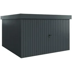 Hörmann Ecostar Metall-Gerätehaus "Euroline Trend" mit Flachdach EFD 14,anthrazitgrau,310 x 310 cm