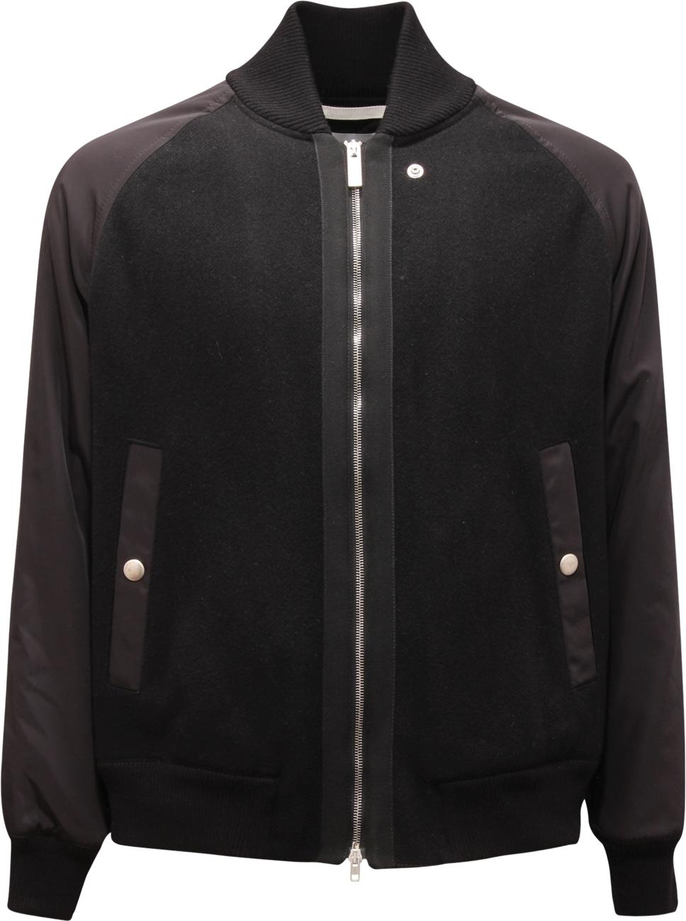 6647AQ giubbotto bomber uomo PAOLO PECORA man wool blend jacket