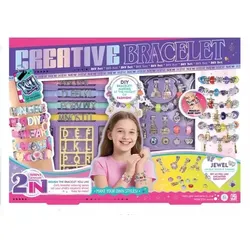Mach es selbst! 2-in-1 Buchstaben-Armbandset – 93-teilig