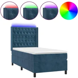 vidaXL, Bett, Wamelum (Knopfheftung Design) (90 x 190 cm)