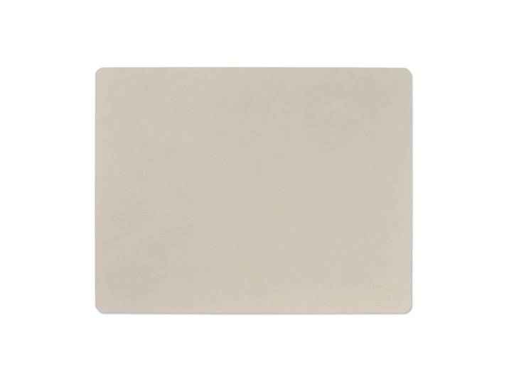 LIND DNA Set de table Nupo square L Oyster white