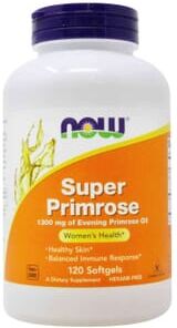 Now Foods Super Primrose 1300 mg 120 Pérolas