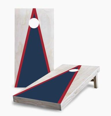 Skip's Garage Premium Triangle Regulation 2x4 Cornhole Game Set