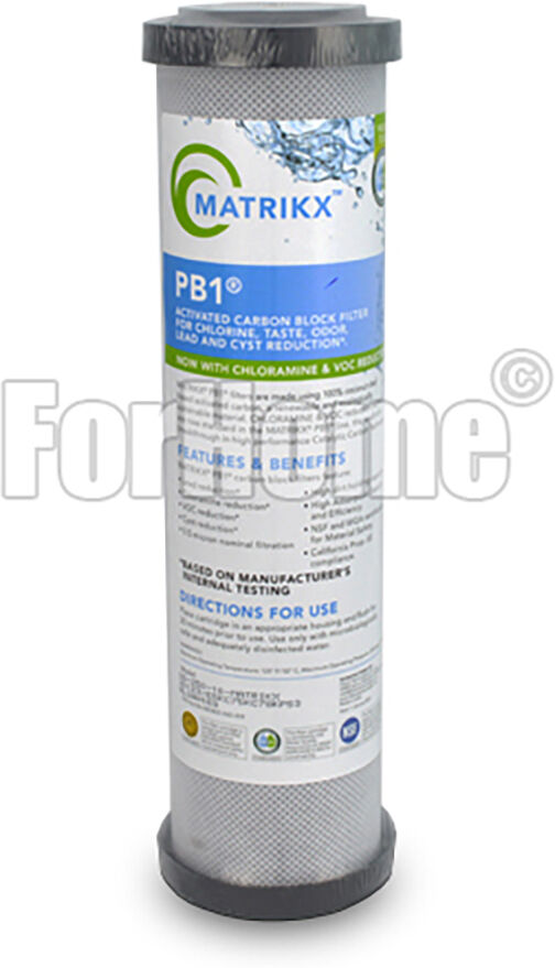 Matrikx Cartuccia Filtro Carbon Block 2,5"X10" - 0.5 Micron (Or)