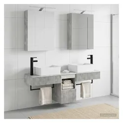 vidaXL, Spiegelschrank, Badezimmerschrank
