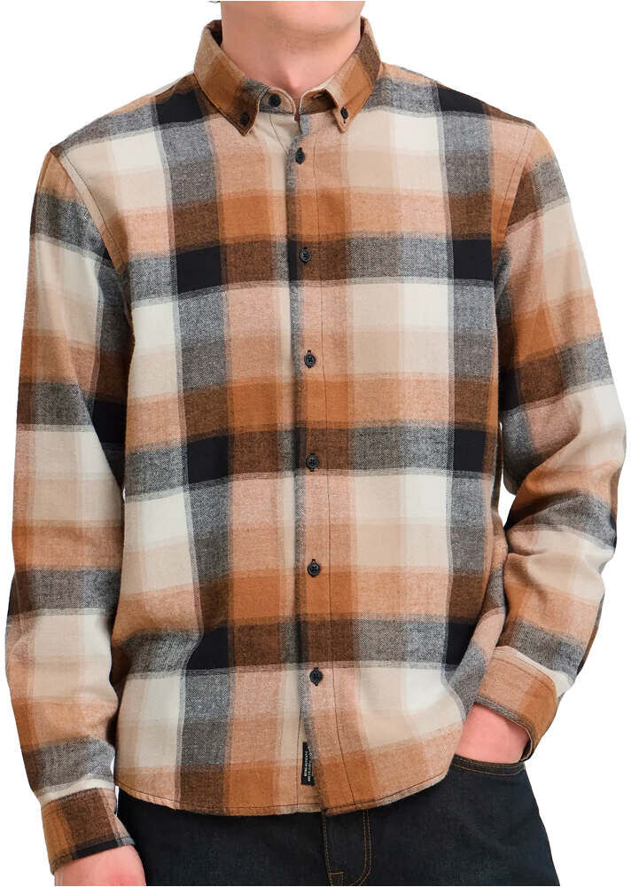 Blend cody camisa manga larga hombre Marron (S)